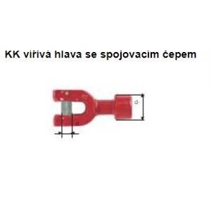 KK 10 Otočná hlava se spojovacím čepem Pewag